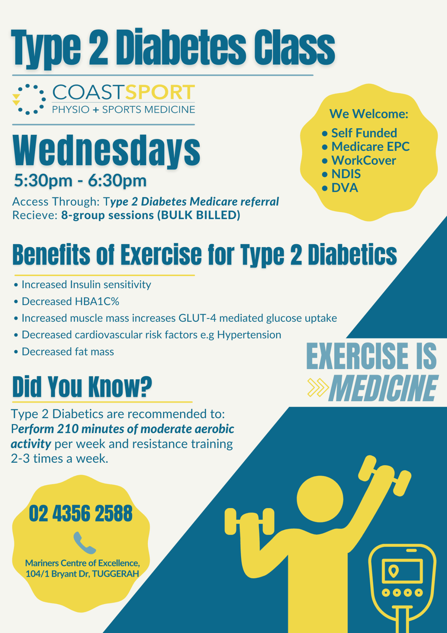 Diabetes Class Central Coast COMING SOON Central Coast Physiotherapy