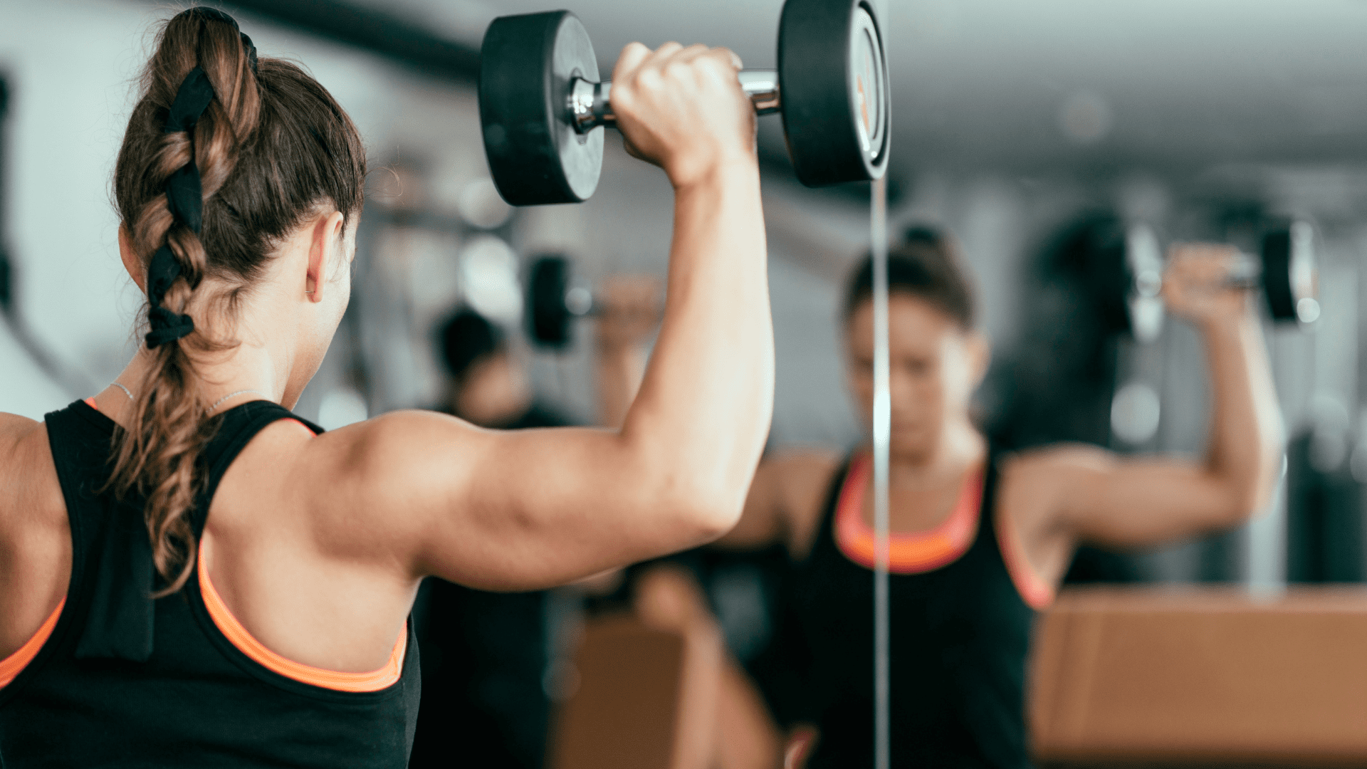 Women participating in strength training